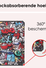 NoXx NoXx iPad Mini 7 Hoesje Met Uitsparing Apple Pencil En Met Screenprotector - Graffity