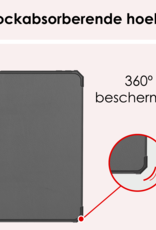 NoXx NoXx iPad Mini 7 Hoesje Met Uitsparing Apple Pencil En Met Screenprotector - Grijs