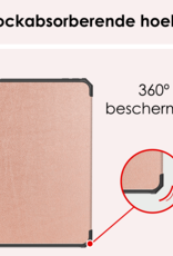 NoXx NoXx iPad Mini 7 Hoesje Met Uitsparing Apple Pencil En Met Screenprotector - Rose Goud