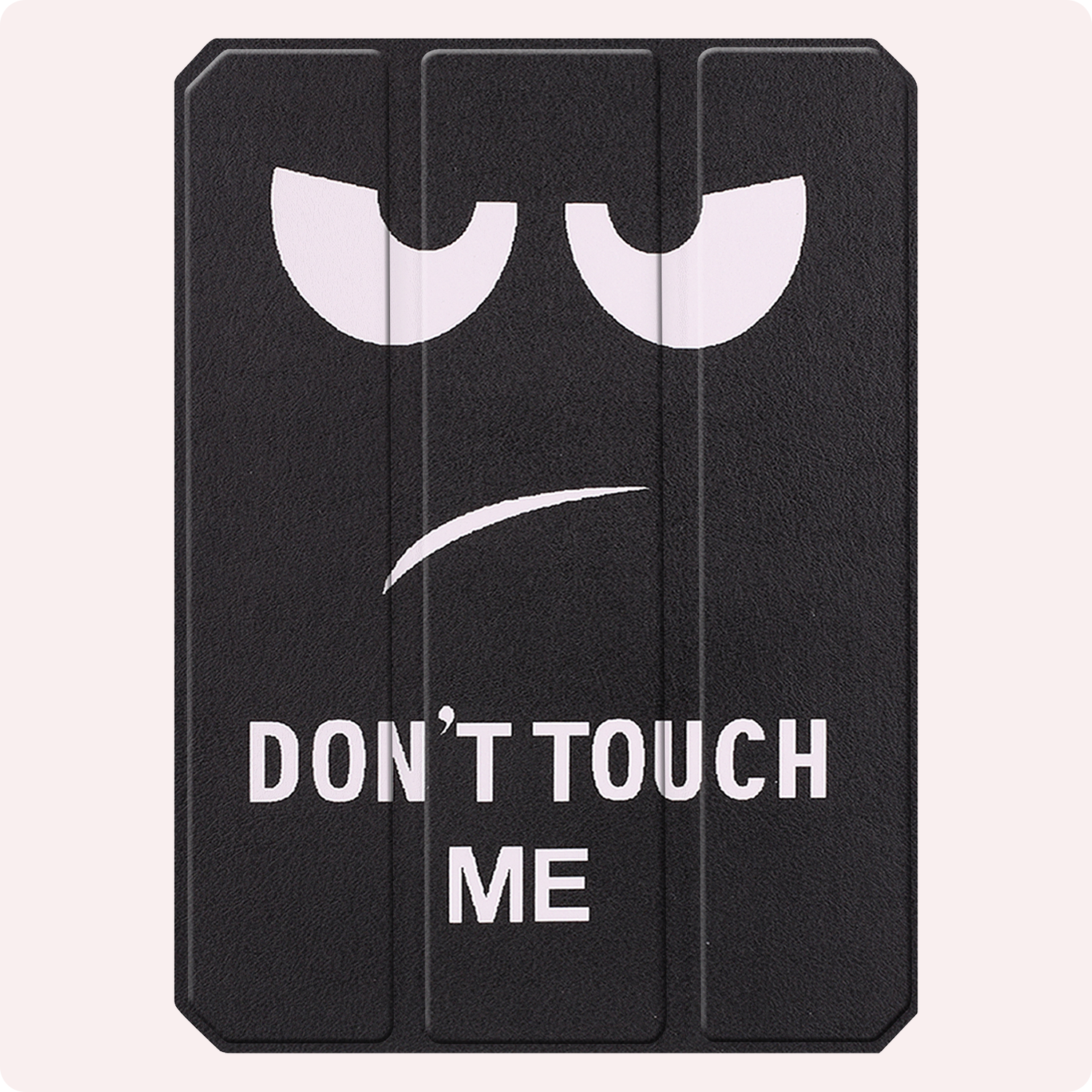 NoXx NoXx iPad Mini 7 Hoesje Met Uitsparing Apple Pencil En Met Screenprotector - Don't touch me