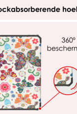 NoXx NoXx iPad Mini 7 Hoesje Met Uitsparing Apple Pencil En Met Screenprotector - Vlinder