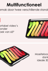NoXx NoXx iPad Mini 7 Hoesje Met Uitsparing Apple Pencil En Met Screenprotector - Zwart