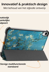 Nomfy Nomfy iPad Mini 7 Hoesje Met Screenprotector - Bloemen