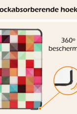 Nomfy Nomfy iPad Mini 7 Hoesje Met Screenprotector - Blokken