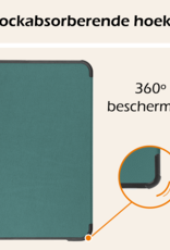 Nomfy Nomfy iPad Mini 7 Hoesje Met Screenprotector - Donkergroen