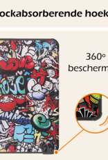 Nomfy Nomfy iPad Mini 7 Hoesje Met Screenprotector - Graffity