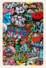 Nomfy Nomfy iPad Mini 7 Hoesje Met Screenprotector - Graffity