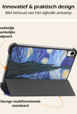 Nomfy Nomfy iPad Mini 7 Hoesje Met Screenprotector - Sterrenhemel