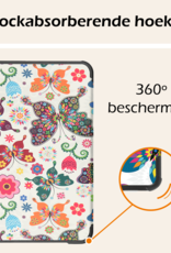 Nomfy Nomfy iPad Mini 7 Hoesje Met Screenprotector - Vlinders