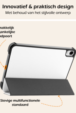 Nomfy Nomfy iPad Mini 7 Hoesje Met Screenprotector - Wit