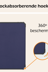 Nomfy Nomfy iPad Mini 7 Hoesje Met Uitsparing Apple Pencil En Met Screenprotector - Donkerblauw