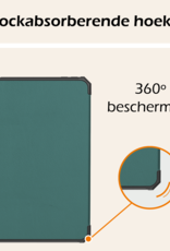 Nomfy Nomfy iPad Mini 7 Hoesje Met Uitsparing Apple Pencil En Met Screenprotector - Donkergroen