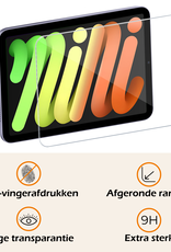 Nomfy Nomfy iPad Mini 7 Hoesje Met Uitsparing Apple Pencil En Met Screenprotector - Eiffeltoren