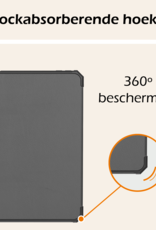 Nomfy Nomfy iPad Mini 7 Hoesje Met Uitsparing Apple Pencil En Met Screenprotector - Grijs