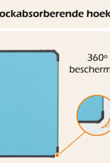 Nomfy Nomfy iPad Mini 7 Hoesje Met Uitsparing Apple Pencil En Met Screenprotector - Lichtblauw