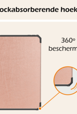 Nomfy Nomfy iPad Mini 7 Hoesje Met Uitsparing Apple Pencil En Met Screenprotector - Rose Goud