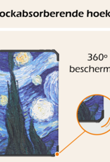 Nomfy Nomfy iPad Mini 7 Hoesje Met Uitsparing Apple Pencil En Met Screenprotector - Sterrenhemel