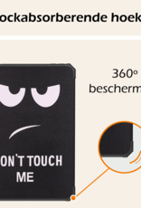 Nomfy Nomfy iPad Mini 7 Hoesje Met Uitsparing Apple Pencil En Met Screenprotector - Don't touch me