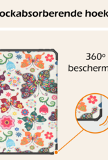 Nomfy Nomfy iPad Mini 7 Hoesje Met Uitsparing Apple Pencil En Met Screenprotector - Vlinder