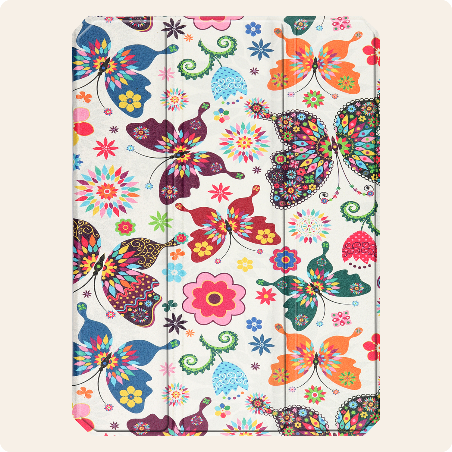 Nomfy Nomfy iPad Mini 7 Hoesje Met Uitsparing Apple Pencil En Met Screenprotector - Vlinder