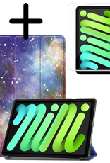 BASEY. BASEY. iPad Mini 7 Hoesje Met Screenprotector - Galaxy