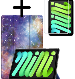 BASEY. BASEY. iPad Mini 7 Hoesje Met Screenprotector - Galaxy