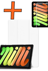 Nomfy Nomfy iPad Mini 7 Hoesje Met Screenprotector - Wit