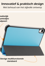Nomfy Nomfy iPad Mini 7 Hoesje Met Screenprotector - Lichtblauw