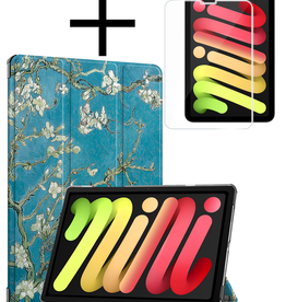 NoXx NoXx iPad Mini 7 Hoesje Met Screenprotector - Bloemen