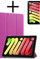 NoXx NoXx iPad Mini 7 Hoesje Met Screenprotector - Paars