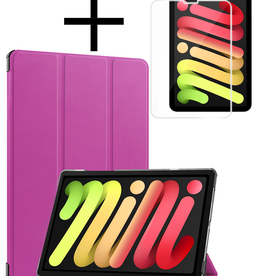 NoXx NoXx iPad Mini 7 Hoesje Met Screenprotector - Paars