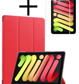 NoXx NoXx iPad Mini 7 Hoesje Met Screenprotector - Rood