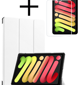 NoXx NoXx iPad Mini 7 Hoesje Met Screenprotector - Wit