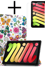 NoXx NoXx iPad Mini 7 Hoesje Met Screenprotector - Vlinders