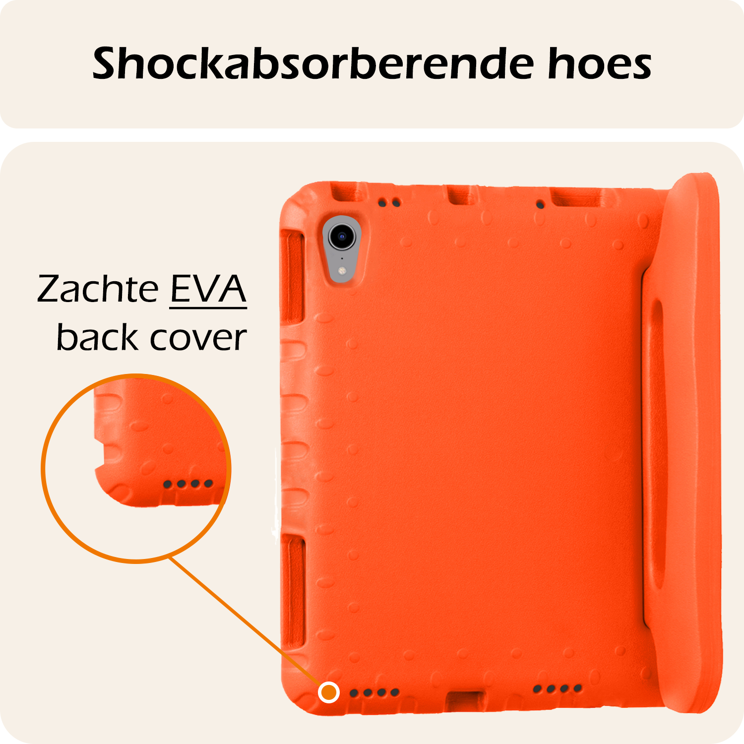 Nomfy Nomfy iPad Mini 7 Kinderhoes - Oranje