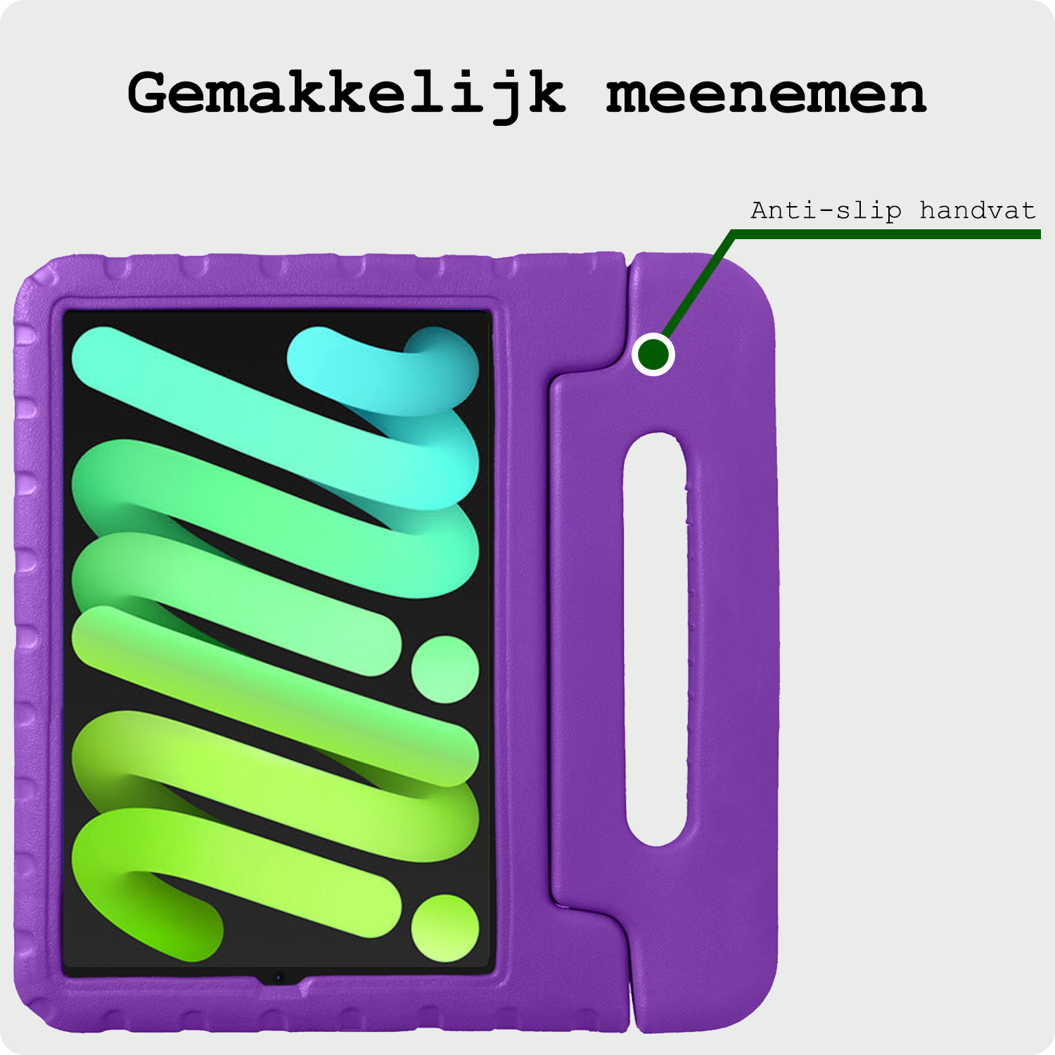 BASEY. BASEY. iPad Mini 7 Kinderhoes - Paars