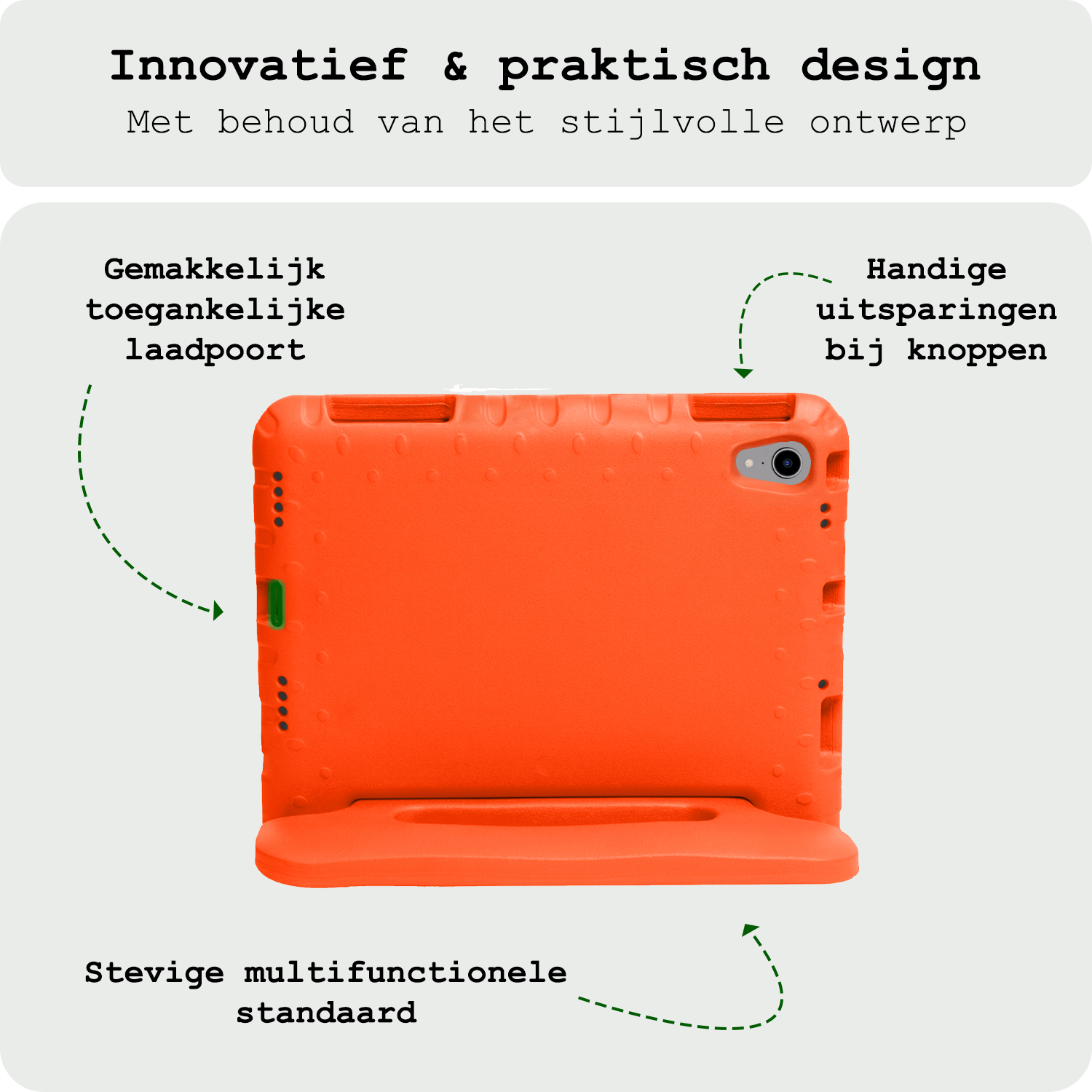 BASEY. BASEY. iPad Mini 7 Kinderhoes - Oranje