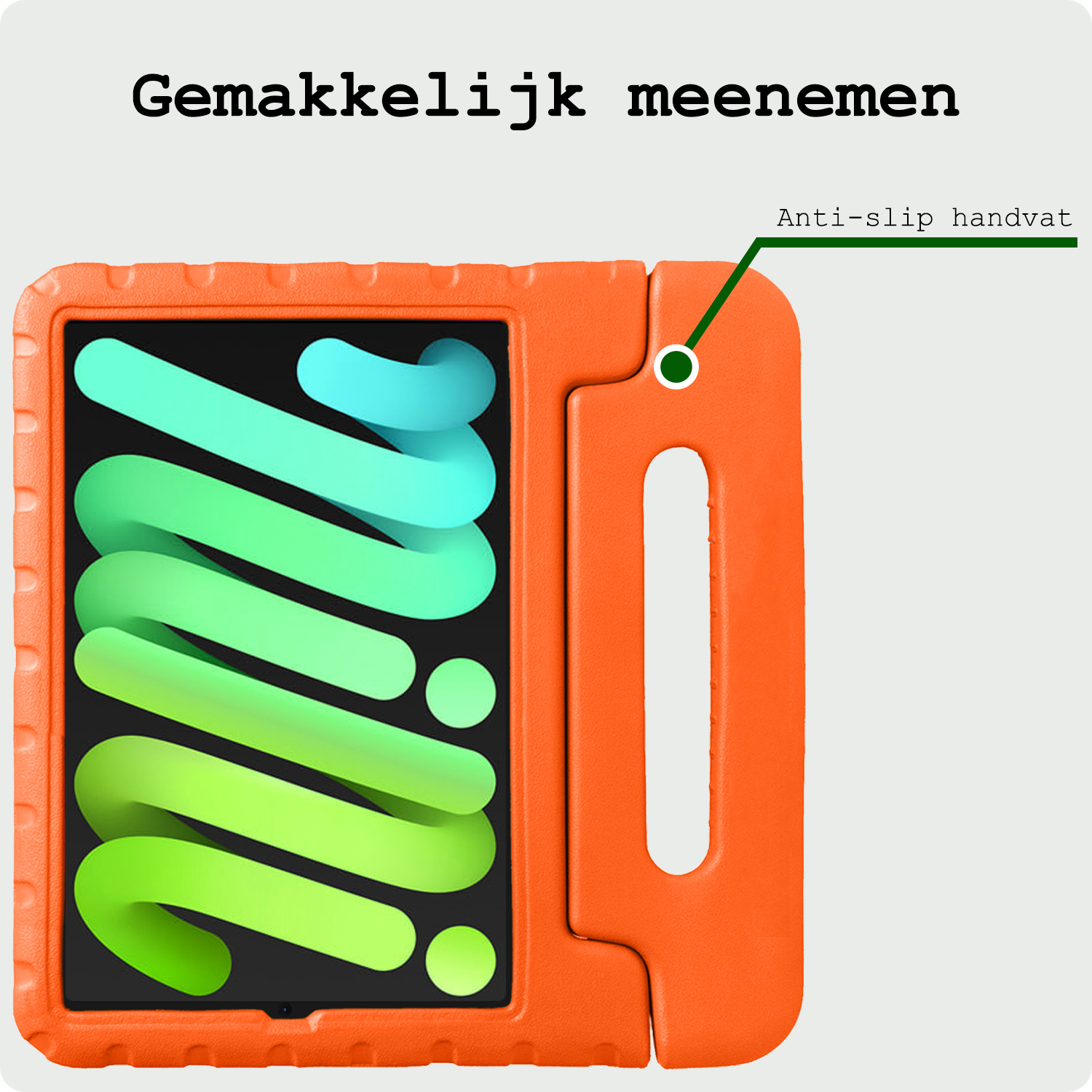 BASEY. BASEY. iPad Mini 7 Kinderhoes - Oranje