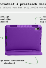 BASEY. BASEY. iPad Mini 7 Kinderhoes Met Screenprotector - Paars