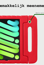 BASEY. BASEY. iPad Mini 7 Kinderhoes Met 2x Screenprotector - Rood