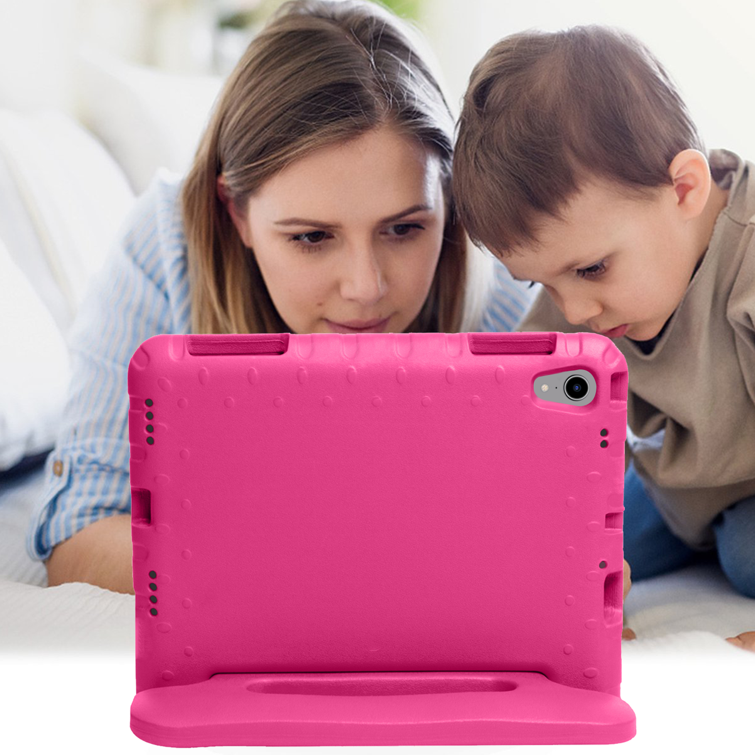 BASEY. BASEY. iPad Mini 7 Kinderhoes Met 2x Screenprotector - Roze