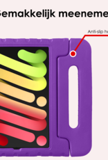 NoXx NoXx iPad Mini 7 Kinderhoes Met Screenprotector - Paars