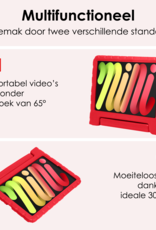 NoXx NoXx iPad Mini 7 Kinderhoes Met Screenprotector - Rood