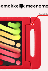 NoXx NoXx iPad Mini 7 Kinderhoes Met Screenprotector - Rood