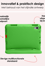NoXx NoXx iPad Mini 7 Kinderhoes Met 2x Screenprotector - Groen