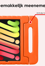 NoXx NoXx iPad Mini 7 Kinderhoes Met 2x Screenprotector - Oranje