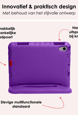 NoXx NoXx iPad Mini 7 Kinderhoes Met 2x Screenprotector - Paars