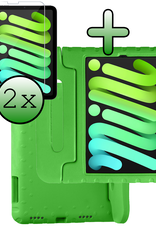 BASEY. BASEY. iPad Mini 7 Kinderhoes Met 2x Screenprotector - Groen