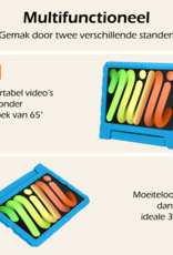 Nomfy Nomfy iPad Mini 7 Kinderhoes Met Screenprotector - Blauw