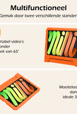 Nomfy Nomfy iPad Mini 7 Kinderhoes Met Screenprotector - Oranje